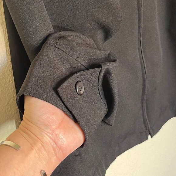 52nd Grammy Awards Black Jacket With Pockets & Buttoned Cuffs Zip Front Size L - Picture 5 of 12